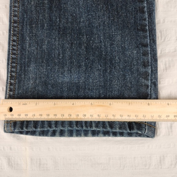 Levi's 514 Straight Fit Jeans Mens‎ Medium Wash Blue Denim W33 L32 - Picture 8 of 15